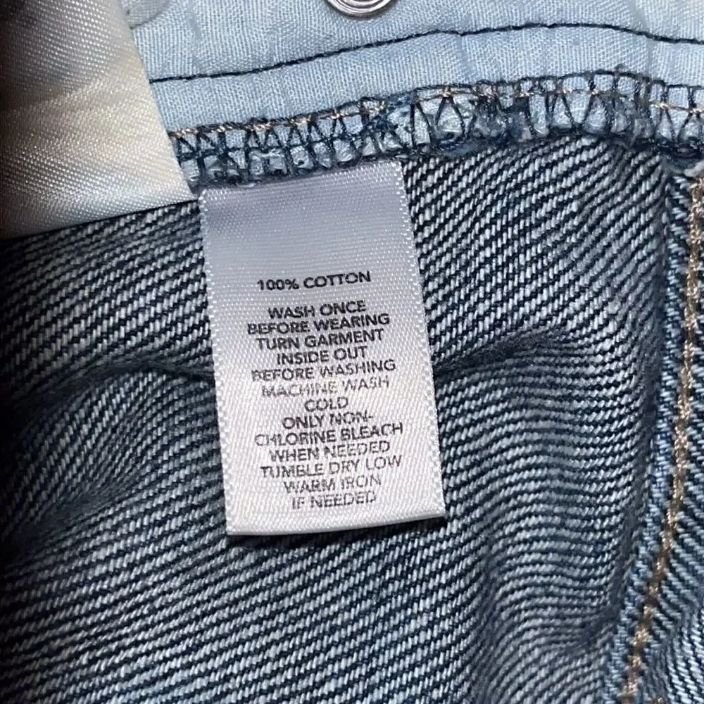 LOFT Distressed Denim Short  - Picture 5 of 5